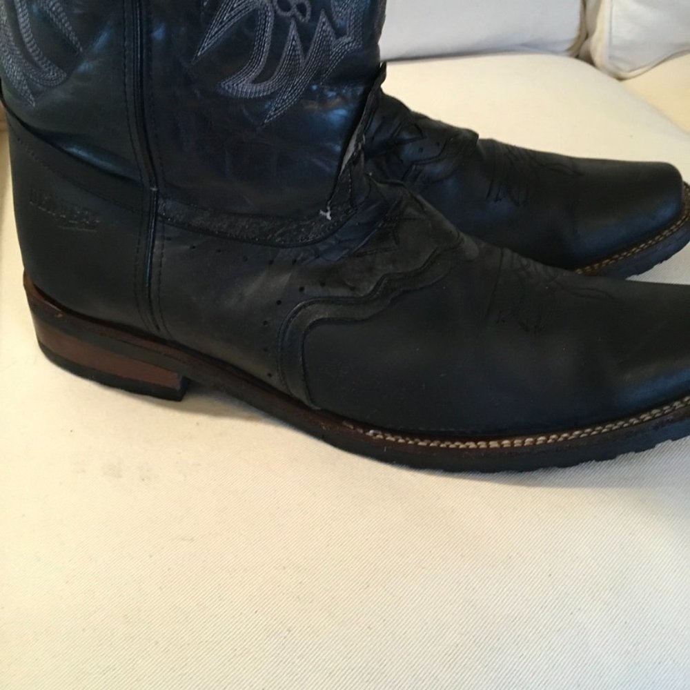 Denver Mountain Leather Western Boots Made In Mexico - Picture 15 of 16